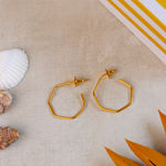 Buy Johori.com Ultra Light Hexagon Hoop Earrings - Purplle