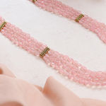 Buy Johori.com Rose Quartz Mani Beads Necklace - Purplle