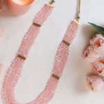 Buy Johori.com Rose Quartz Mani Beads Necklace - Purplle