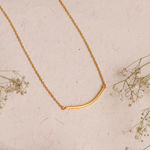 Buy Johori.com Gold Metal Bar Pendant Necklace - Purplle