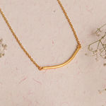 Buy Johori.com Gold Metal Bar Pendant Necklace - Purplle