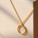 Buy Johori.com Round Pendant With Chain - Gold Plated - Purplle