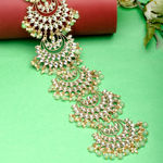Buy Karatcart Light Green Beads Gold Plated Kundan Bridal Wedding Hair Braid Choti - Purplle