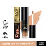 Buy FACES CANADA Ultime Pro HD Liquid Concealer - Sand Beige 01, 3.8ml | Natural Matte Finish | 12HR Long Stay | Covers Dark Circles, Puffiness, Blemishes | Blends Easily | Orange & Vitamin C Enriched - Purplle