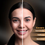 Buy FACES CANADA Ultime Pro HD Liquid Concealer - Caramel Crunch 03, 3.8ml | Natural Matte Finish | 12HR Long Stay | Covers Dark Circles, Puffiness, Blemishes | Blends Easily | Orange & Vitamin C Enriched - Purplle