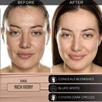 Buy FACES CANADA All Day Hydra Matte Foundation | 3-in-1 Foundation + Moisturizer + SPF30 | 10HR Long Wear | Buildable Coverage | Rich Ivory, 25 ml - Purplle