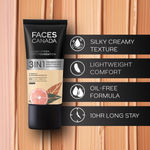 Buy FACES CANADA All Day Hydra Matte Foundation | 3-in-1 Foundation + Moisturizer + SPF30 | 10HR Long Wear | Buildable Coverage | Golden Beige, 25ml - Purplle