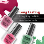 Buy Faces Canada Ultime Pro Splash Matte Nail Enamel Candy Floss M05 - Purplle