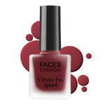 Buy Faces Canada Ultime Pro Splash Matte Nail Enamel Peach Pearl M09 - Purplle