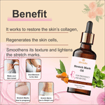Buy Shravaha Ayurvedic Stretch Marks Oil - Removes Scar, Stretch Marks, Uneven Skin Tone, Increases Skin Elasticity - Purplle