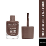 Buy Swiss Beauty High Shine Glitter Nail Polish - 8 - 12 ml - Purplle