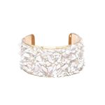 Buy YouBella Off-White Metal Gold-Plated Cuff Bracelet - Purplle