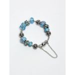 Buy YouBella Women Silver & Blue Silver-Plated Charm Bracelet - Purplle