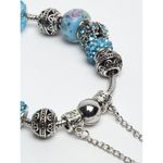 Buy YouBella Women Silver & Blue Silver-Plated Charm Bracelet - Purplle