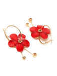 Buy YouBella Red Contemporary Studs Earrings - Purplle