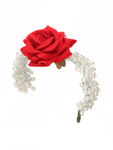 Buy YouBella Women Red & White Hair Accessory Set of - Purplle