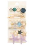Buy YouBella Women Pink & Purple Embellished Alligator Hair Clip - Purplle