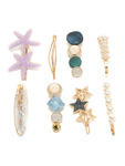 Buy YouBella Women Pink & Purple Embellished Alligator Hair Clip - Purplle