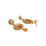 Buy YouBella Gold-Plated Textured Kundan Studded Layered Jewellery Set with Maang Tika - Purplle