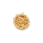Buy YouBella Gold-Plated & Yellow Pearl Beaded Finger Rings - Purplle