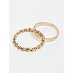 Buy YouBella Set Of 18 Gold-Toned & Silver-Toned Textured Finger Rings - Purplle