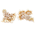 Buy Karatcart Gold Plated Pearl Beaded Kundan Choker Necklace Set - Purplle