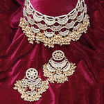 Buy Karatcart Gold Plated Pearl Choker Necklace Set for Women - Purplle