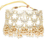 Buy Karatcart Gold Plated Pearl Choker Necklace Set for Women - Purplle