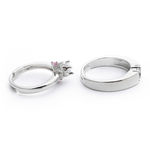 Buy Karatcart Platinum Plated Silver Crystal Elegant Couple Adjustable Ring for Men and Women - Purplle
