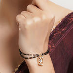 Buy Karatcart Gold Plated White Kundan Bracelet for Women - Purplle