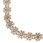 Buy Karatcart Gold Plated White Kundan-Studded Handcrafted Floral Kamarbandh - Purplle