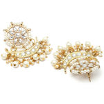 Buy Karatcart Gold Plated white Plearl Chand Shape Kundan Necklace Set for Women - Purplle