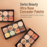 Buy Swiss Beauty Ultra Base Concealer Palette- Multi-01 (19 gm) - Purplle