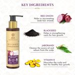 Buy Khadi Essentials Red Onion Hair Conditioner 200 ml - For Hair fall Control, Hair Growth with Black Seed & Jaborandi Oil, Vitamin E Oil Sulphates & Parabens Free - Purplle