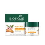 Buy Biotique Almond Anti-Ageing Eye Cream (15 g) - Purplle