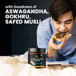 Buy Auric Peanut Butter For Men - Natural & Tasty | Made with Ayurvedic Herbs 400 Gram - Purplle