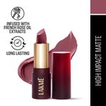 Buy Lakme Cushion Matte Lipstick, Mauve Envy, 4.5g - Purplle