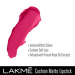 Buy Lakme Cushion Matte Lipstick, Pink Petal, 4.5g - Purplle