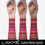 Buy Lakme Cushion Matte Lipstick, Pink Petal, 4.5g - Purplle