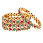 Buy Sukkhi Alluring Gold Plated Bangle For Women (Set of 4) 2.8 - Purplle