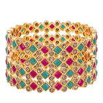 Buy Sukkhi Alluring Gold Plated Bangle For Women (Set of 4) 2.8 - Purplle