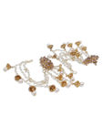 Buy Sukkhi Attractive Gold Plated Bahubali Inspired Long Chain Jhumki Earrings For Women - Purplle
