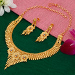 Buy Sukkhi Classy 24 Carat Gold Plated Choker Necklace Set for Women - Purplle