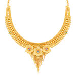 Buy Sukkhi Classy 24 Carat Gold Plated Choker Necklace Set for Women - Purplle