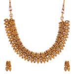Buy Sukkhi Shimmering Gold Plated Choker Necklace Set for Women - Purplle