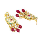 Buy Sukkhi Bollywood Inspired Gold Plated Kundan Choker Necklace Set For Women - Purplle