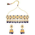Buy Sukkhi Lavish Gold Plated Choker Necklace Set For Woman - Purplle