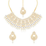 Buy Sukkhi Adorable Gold Plated Choker Necklace Set for Women - Purplle