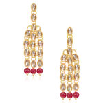 Buy Sukkhi Classy Gold Plated Pearl Long Haram Necklace Set for Women - Purplle