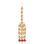Buy Sukkhi Classy Gold Plated Pearl Long Haram Necklace Set for Women - Purplle